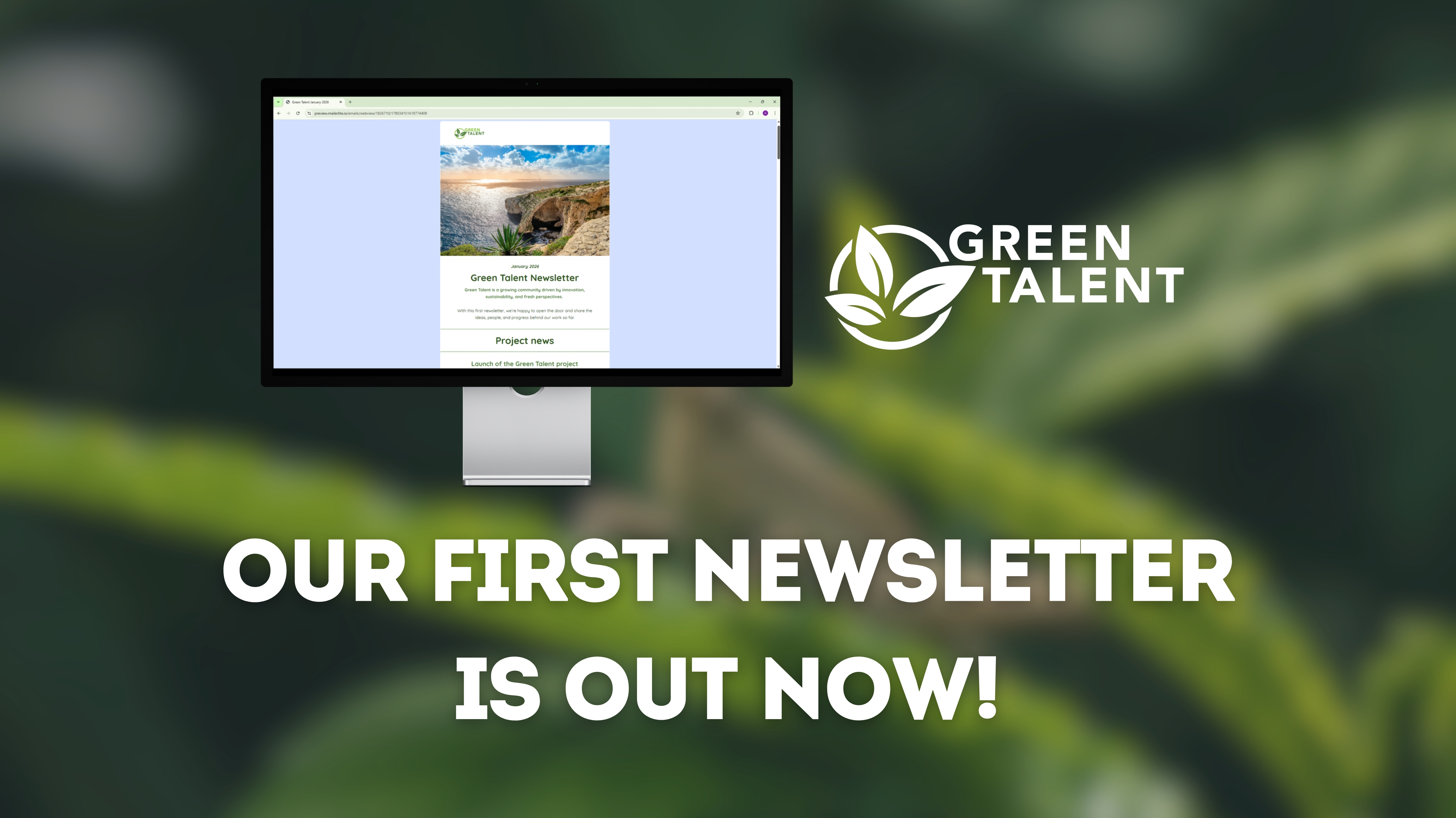 Image for article: The first Green Talent newsletter is out now
