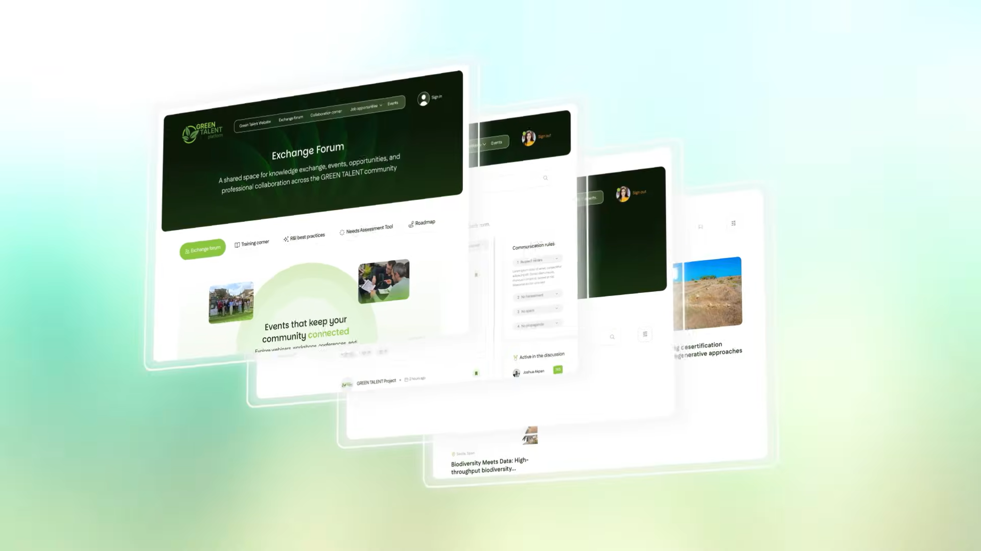 Featured image for article: New video: Explore the GREEN TALENT Capacity-Building Platform Exchange Forum